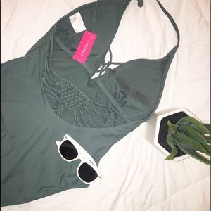 One Piece Crochet Bathing Suit